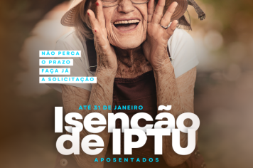 ISENÇÃO DE IPTU PARA APOSENTADOS