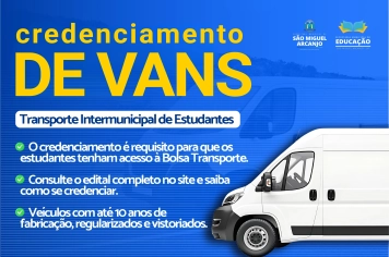 PREFEITURA ABRE CREDENCIAMENTO DE EMPRESAS PARA TRANSPORTE INTERMUNICIPAL DE ESTUDANTES