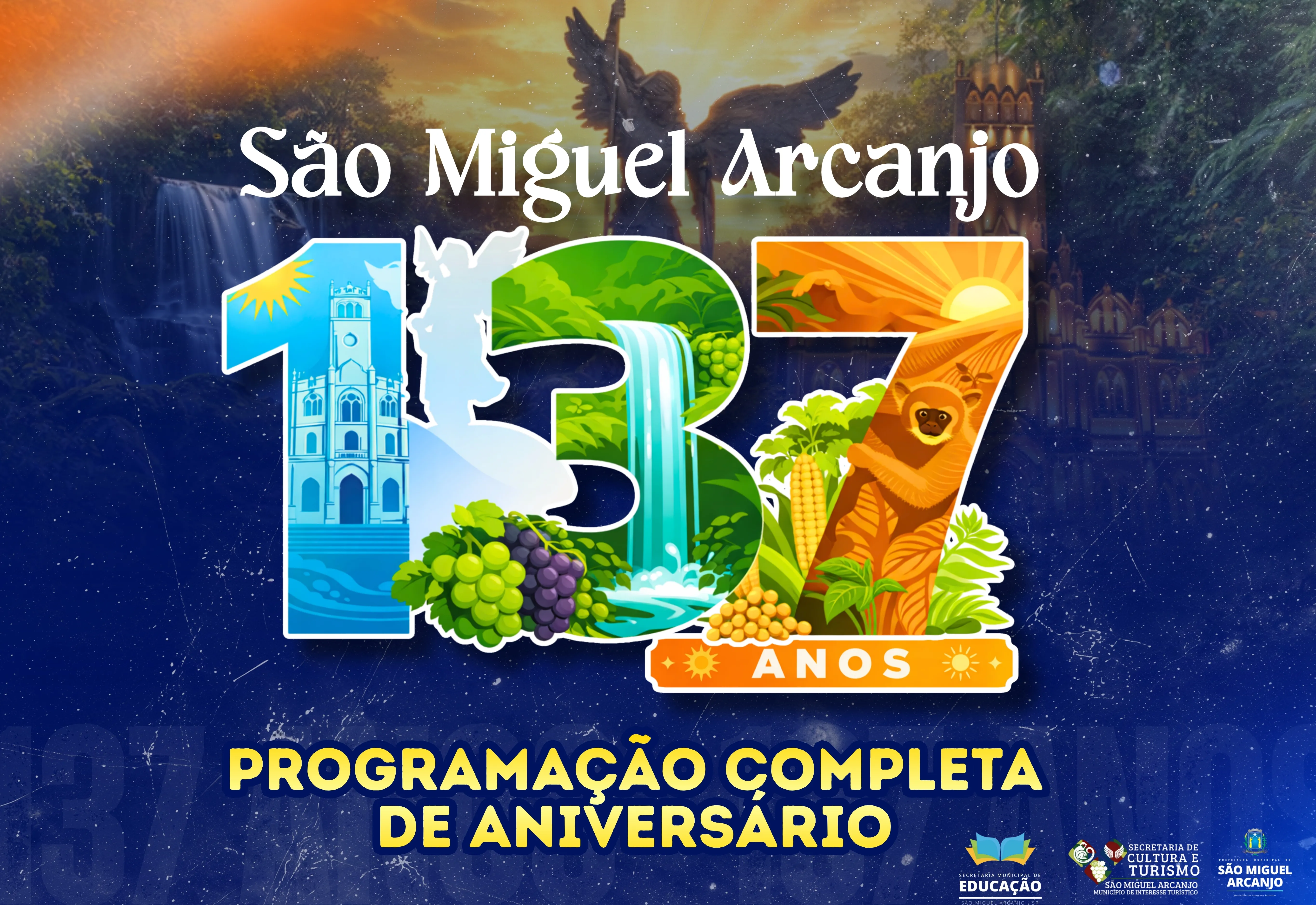 SÃO MIGUEL ARCANJO CELEBRA 137 ANOS COM PROGRAMAÇÃO ESPECIAL