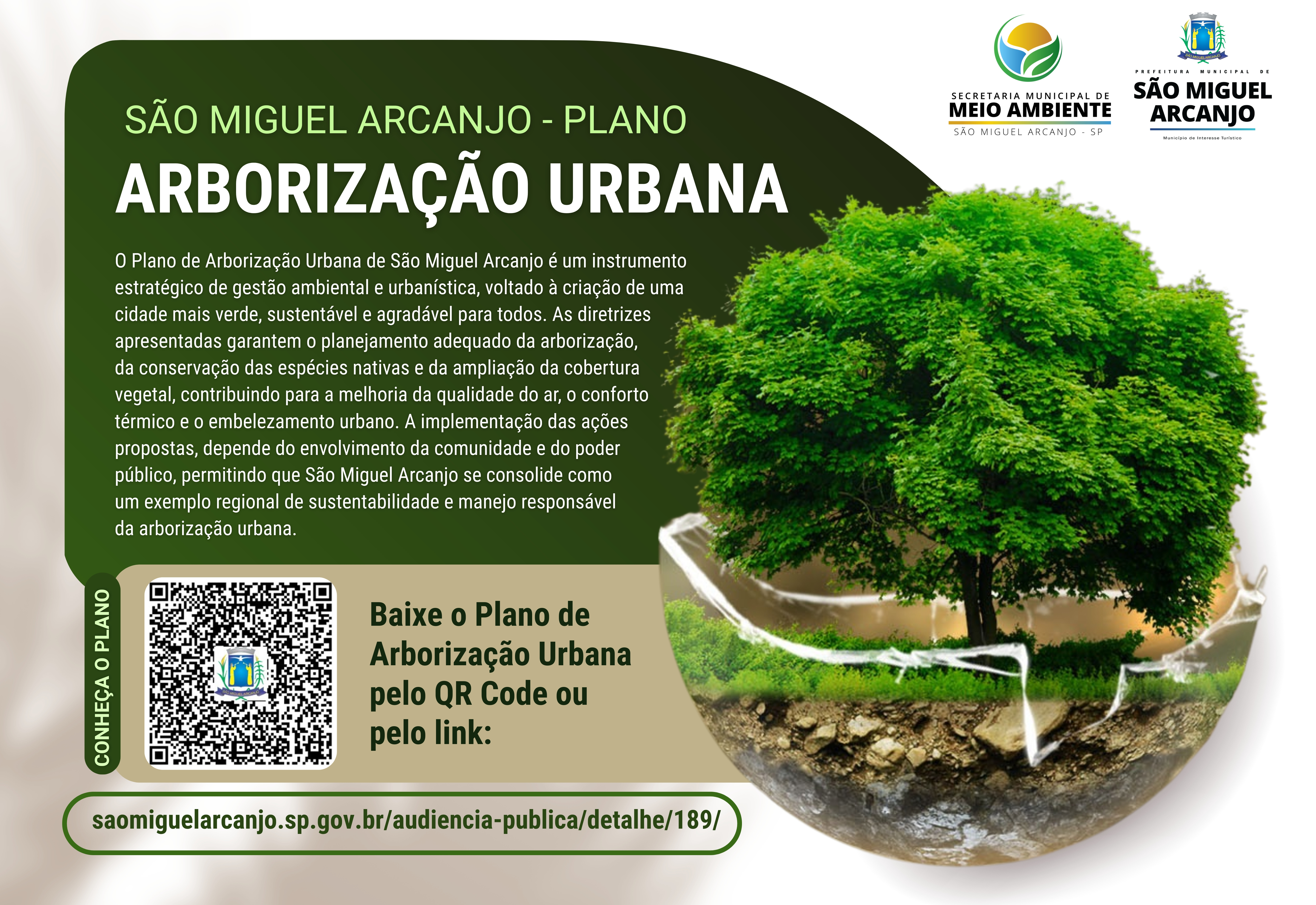 PREFEITURA DE SÃO MIGUEL ARCANJO APRESENTA PLANO DE ARBORIZAÇÃO URBANA