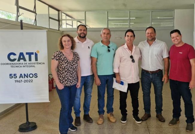REUNIÃO NA CATI - COORDENADORIA DE ASSISTÊNCIA TÉCNICA INTEGRAL EM ITAPETININGA