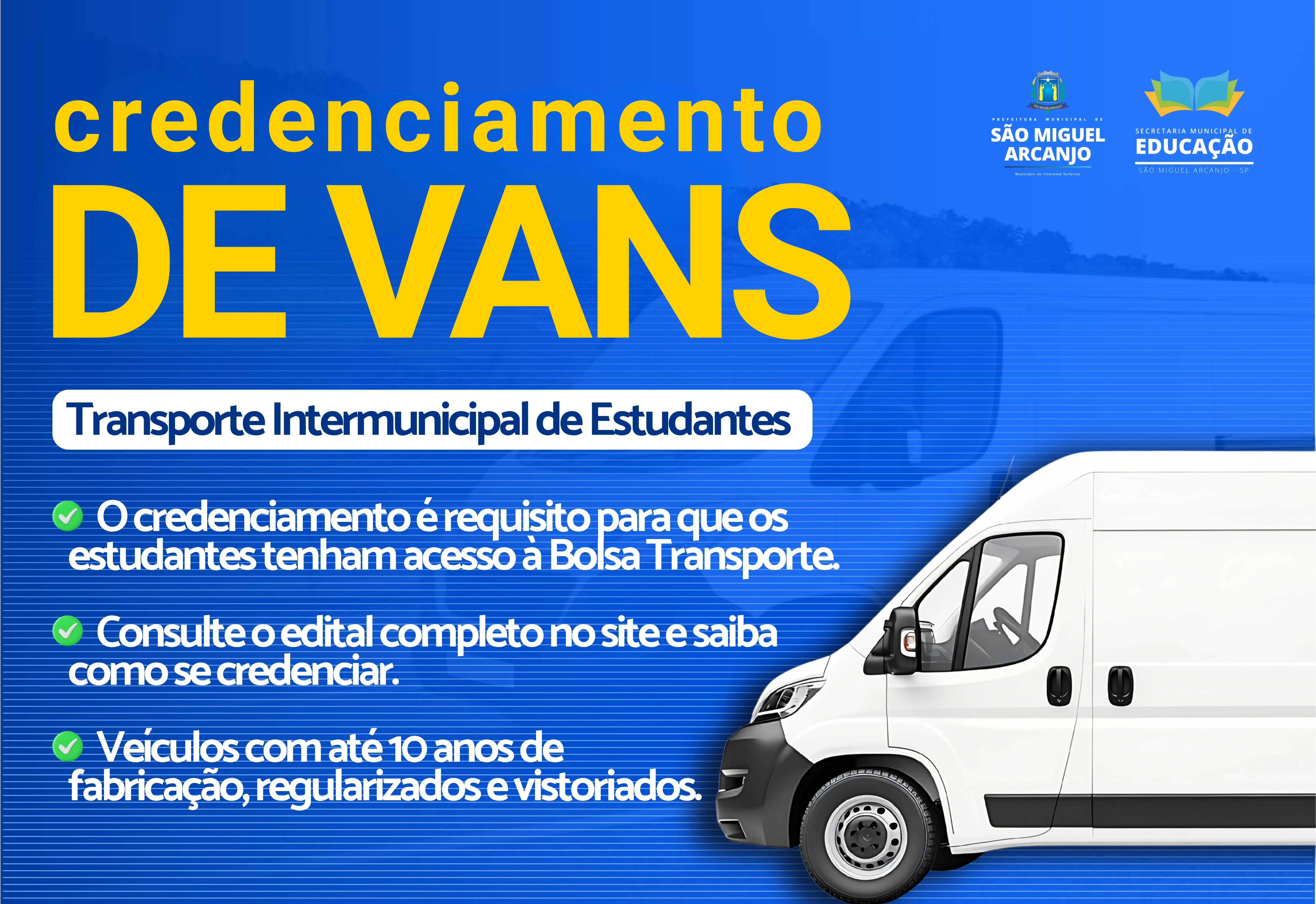 PREFEITURA ABRE CREDENCIAMENTO DE EMPRESAS PARA TRANSPORTE INTERMUNICIPAL DE ESTUDANTES